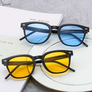 Lunettes de soleil de designer 2024 polyvalentes pour hommes, édition coréenne, lunettes de soleil tendance et à la mode, style Instagram, protection UV