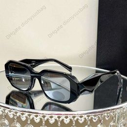 Designer zonnebrillen 23p nieuwe stijl zonnebril pr17w rechthoekige plaat super sassy gepersonaliseerde trend unisex is n