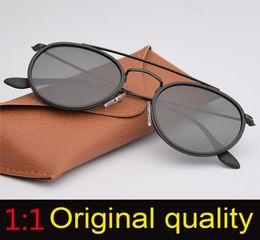 Lunettes de soleil designer 3647 Modèles de lunettes de soleil de qualité supérieure des lunettes de Soleil avec boîtier en cuir noir ou marron en tissu rot1873423