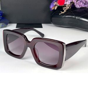 Designer zonnebril 5435 Men Woman Sun Glazen klassiek groot vierkante plaat frame eenvoudige en veelzijdige stijl buiten UV400 beschermend glas 235Z