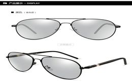 Designer zonnebril Aviation met UV -glazen lenzen zonneglazen des lunettes de soleil origineel lederen kisten Accessorie9063019