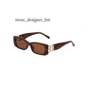 Designer zonnebrillen Balanciaga zonnebril voor dames Zonnebril met klein frame Dames Internet Celebrity Street Photo Vierkante zonnebril Modemerk Bb Sunglass 1819