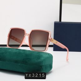 Designer lunettes de soleil marque Design UV400 lunettes métal PU cadre lunettes de soleil hommes femmes miroir lunettes de soleil Polaroid verre lentille avec boîte
