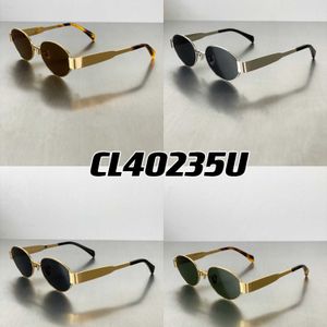 Designer zonnebrillen beroemdheden zonnebrillen Brillen Limited Cat Eye Vintage zonnebrillen metalen frame Paris Liepglas CL40235U verkoop