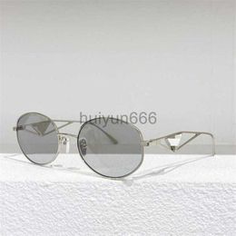 Designer zonnebril klassieke bril bril wiegen nieuwe metalen vlak zonnebril net rood dezelfde driehoekige zonnebril Spr60y