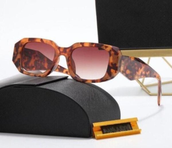 Gafas de sol de diseño Classic Luxury Se anteo Goggle Beach Beach Sun Gafas para hombre Mezcla Color Opcional Triangular Firma con caja
