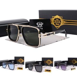 Gafas de sol de diseñador Di Man Flight Ta 006 Fashion Classic Too Gafas Goggles Outdoor Beach Gafas de sol Hombres con caja