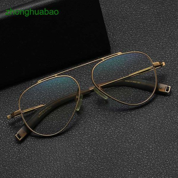 Gafas de sol de diseñador Dita Mismo Sapo de titanio puro 102 Cara lisa de moda Hombre delgado grande Puede coincidir con el marco de gafas de miopía Mujer Tiene logotipo