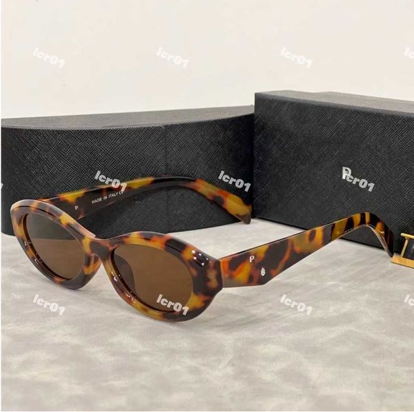 Gafas de sol de diseñador Elipses Ojo de gato para mujeres Marco pequeño Tendencia Hombres Gafas de regalo Playa Sombreado Protección UV Polarizado con caja Nicexzq2