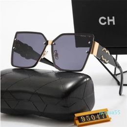 Designer zonnebrillen brillen bril Rijden UV Zwarte vierkante verkleuring Samengevoegd lenzen frame Langzuhe zevende politie lees zonnebril