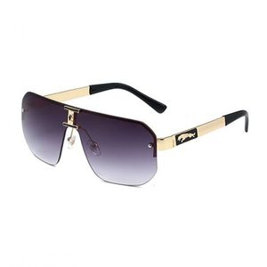 Designer-Sonnenbrillen Brillen Schutzbrille Fahren UV-Schutz Schwarz Quadratische Brillen Verfärbung Verbundene Linsen Rahmen Polarisierte Sonnenbrille Tiger Auto
