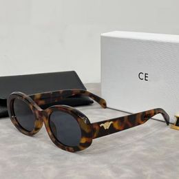 Designer zonnebrillen mode luxe merkheren en dames klein geperst frame ovale glazen premium UV 400 gepolariseerde zonnebrillen