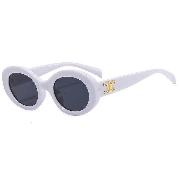 Gafas de sol de diseñador Gafas de sol de moda Arc de Triomphe para mujer, montura estrecha, ovalada, cara grande, gafas de sol de alta gama para adelgazar VYJ8
