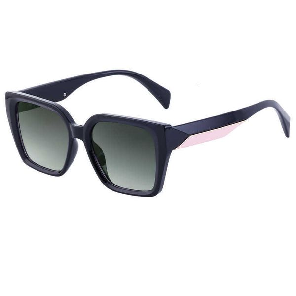 Gafas de sol de diseñador Gafas de sol tipo caja de moda para mujeres, personalidad moderna, patas anchas de espejo, gafas de sol con protección solar para hombres, gafas de sol K2YD