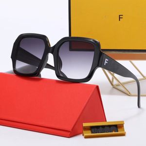Designer Zonnebril Fe Branded Sunglass Nieuwe bril Luxuremerk Heren Mens Gepolariseerd modekanaal Vintage Pilot Sunglasses Liepglas