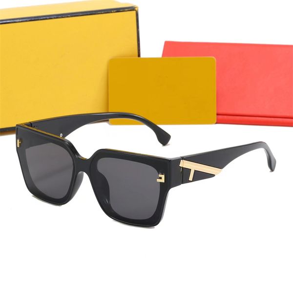 Gafas de sol de diseñador para hombre y mujer, anteojos clásicos, gafas de sol para playa al aire libre, gafas de sol exclusivas para mujer