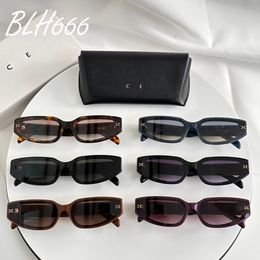 Gafas de sol de diseñador para hombres y mujeres 1: 1 Gafas para gatos para mujeres de alta calidad UV400 UV resistente a la playa al aire libre con caja con caja