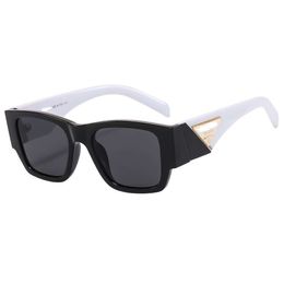 Gafas de sol de diseñador para hombres y mujeres Nuevas gafas de sol populares SPR D Inicio PC Contraste Color Moda personalizada Gafas para hombre y mujer con