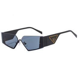 Gafas de sol de diseñador para hombres y mujeres Nuevo ins PRD ojo de gato para hombre para mujer gafas de media montura de metal con caja