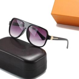 Designer zonnebrillen voor mannen bril vrouw UV400 bescherming tinten echt glas lens goud metalen frame rijden vissen sunnies met originele doos