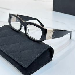 Designerzonnebril voor heren, rechthoekige bril met klein frame, voor dames, luxe zonnebril met letterbeen, meerdere kleurenopties en verpakking CH5525