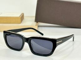 Lunettes de soleil de designer pour hommes femmes 1075 mode surdimensionnée CR-39 lunettes d'avant-garde style anti-ultraviolet classique popularité rectangle cadre lunettes boîte aléatoire