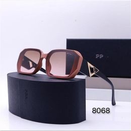 Gafas de sol de diseñador para hombres Mujeres Etuales de ojo de lente de lujo Unisex Cat Eye UV400 Angles de palma polarizadas Gafas Optimista Fortieth Sun Glass con caja original