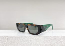 Topkwaliteit designer zonnebrillen voor heren Dames Modieuze zonnebril Metaal Randloos optisch frame Klassiek rechthoekig Vierkant Goud Luxe zonnebril met doos PR 09ZS 53-19
