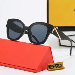 Designer zonnebril voor mannen dames zonnebril mode klassieke zonnebril luxe gepolariseerde piloot oversized zonnebrillen UV400 brillen pc frame polaire glazen 6260