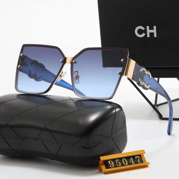Lunettes de soleil de concepteur pour hommes femmes lunettes de soleil mode classique lunettes de soleil de luxe polarisées pilote surdimensionné lunettes de soleil UV400 lunettes PC cadre polaroïd lentille S95047