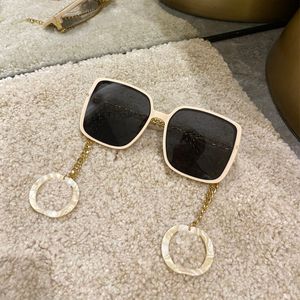 Designer Zonnebrillen Voor Heren Top Brillen Met Gouden Ketting Mode Vrouw UV 400 Lenzenvloeistof Polariseren Brillen Sunglass G Zonnebril Drive Box