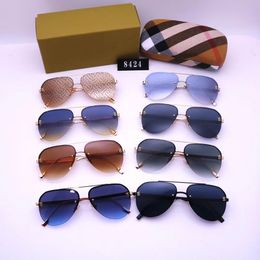Lunettes de soleil de créateurs pour hommes Classic Luxury Fashion Design Sunroof Sunglasses Suncreen Radiation Nivel Trend Sunglasses Lettre B UV400 Shiiping gratuit