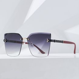 Designer zonnebril voor heren dames klassiek luxemerk mode vierkant design zonnebril polariserende zonnebrandcrème straling bril