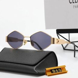 Lunettes de soleil de créateurs pour hommes pour femmes Luxury Pilot Pilot surdimensionné Fashion Femmes Sungass UV400 Eyewear PC Cadre Polaroid Lens Sun Glass 8 Colours avec boîte C943