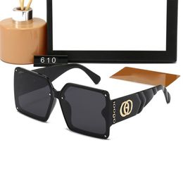 Gafas de sol de diseñador para mujer, hombre, diseño de letras clásicas, gafas de sol estampadas, gafas Adumbral, opción de 5 colores 194K