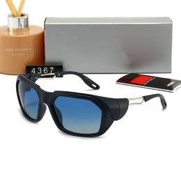 Designer-Sonnenbrillen für Damen, Designer-Sonnenbrillen für Herren, klassische Mode, einteilige Gläser, Großhandel, Steampunk-Sonnenbrillen, Damentrends, Brillen mit Box 4367
