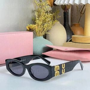 Lunettes de soleil design pour femmes Mode Miu lunettes de soleil homme Luxe ovale lettre design lunettes de soleil