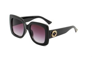 Gafas de sol de diseñador 0083 para mujer Gafas de marco completo de contraste divertido Luxury G Bee
