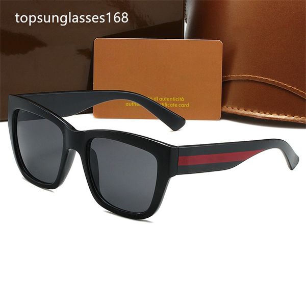 Gafas de sol de diseñador para mujer, montura de gafas, gafas de sol de diseñador para hombres y mujeres, patrón de sombreado de protección popular clásico, negro G