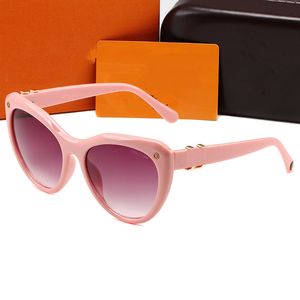 Gafas de sol de diseñador para mujer Últimas ventas Gafas de sol de moda Gafas de sol para hombre Lente UV400 con caja a juego aleatoria