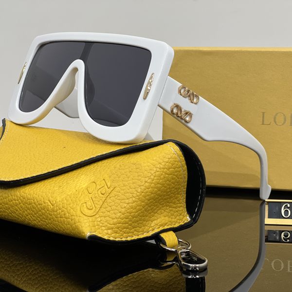 Gafas de sol de diseñador para mujer Gafas de lujo con letras Gafas de sol con letras populares Gafas de mujer Gafas de sol de metal de moda Bonito regalo 7166