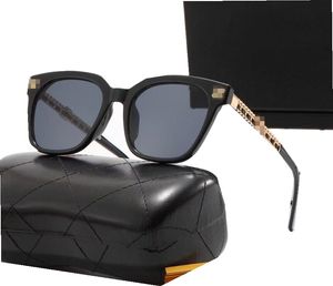 Óculos de sol de designer para mulheres óculos de luxo carta twist tecelagem óculos de sol unissex óculos moda metal óculos de sol com caixa de alta qualidade