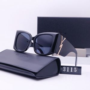 lunettes de soleil design pour femmes lunettes de luxe lunettes de soleil lettre populaire lunettes unisexe mode lunettes de soleil en métal avec boîte très beau cadeau