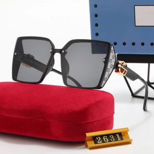designer zonnebrillen voor dames, luxe brillen, populaire letterzonnebril, unisex-brillen, mode-metalen zonnebril met mooie doos
