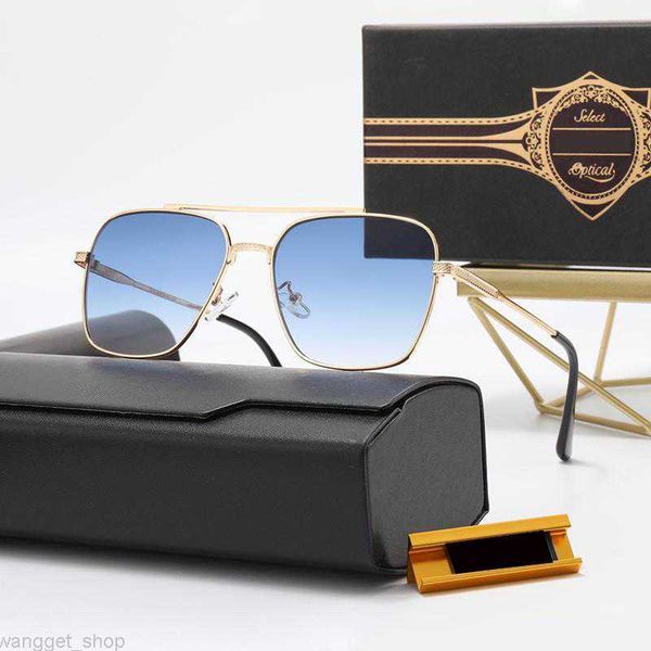 Lunettes de soleil design pour femmes Mach Lunettes homme Lunettes de soleil Rays Cat Eye Style Anti-Ultraviolet Rétro Lunettes Plaque Métal Plein Cadre Mode Verre