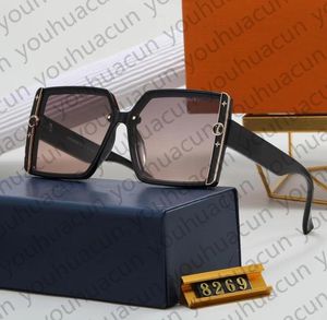 Lunettes de soleil designer pour femmes hommes classiques Louisess Vuittoess Brand Luxury Oversized Frame Square Lenses Mens UV400 ont un goût plus jeune sans ennuyer en direct