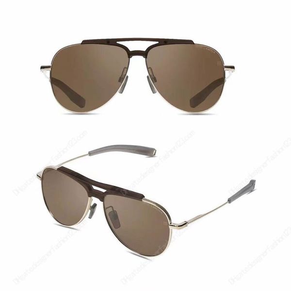 Lunettes de soleil designer pour femmes hommes Dita Top Quality Lancier Series Electroplated Metal Frame DLS401 Luxury Lunes Business Style Outdoor Sports Sunglasses