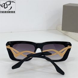 Lunettes de soleil designer pour femmes verres pour hommes DTS788 Numes d'été de luxe de haute qualité de haute qualité lunettes de soleil de marque vintage noir