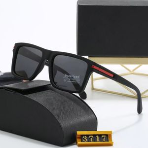 Designer zonnebril voor dames Herenbril gepolariseerde zonnebril goggle strandzonnebril driehoek oversized frame herenbril luxe sonnenbrille zwart