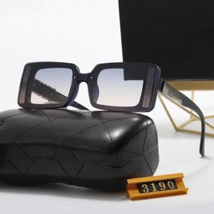 Lunettes de soleil design pour femmes hommes lettre lunettes de soleil plage nuances extérieures lunettes de cadre PC sport conduite luxe avec boîte d'origine